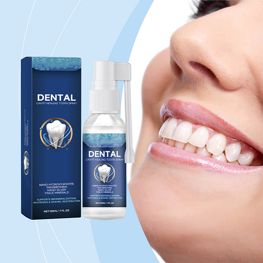 🚨 ¿Dientes sensibles? ¿Daño en el esmalte? 😫 Spray de hidroxiapatita + plata: alivia la sensibilidad y repara el esmalte. 95 % de satisfacción. Rebajas: solo quedan 50 unidades. ⚡
