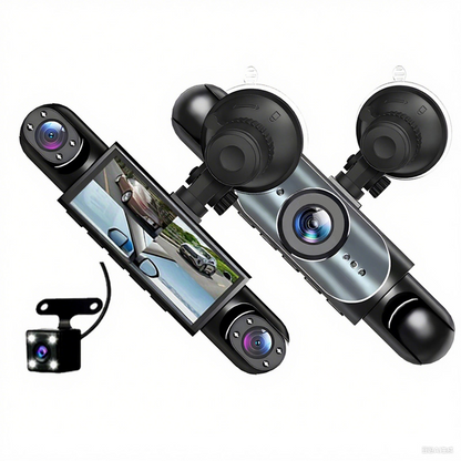 🔥【1° Más Vendido】📢📢49% de réduction !! ⏰ Caméra Embarquée 360° – Vision Nocturne Ultra HD, Surveillance Parking 24h & Enregistrement en Boucle ! 🚘🛡️