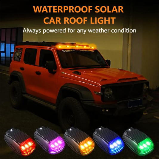 ⚡️【1° Más Vendido】🚗 Luz solar para techo de coche con mando a distancia: resistente al agua, eficiente energéticamente y fácil de instalar. ¡No vuelvas a cambiar las pilas nunca más! ☀️💡