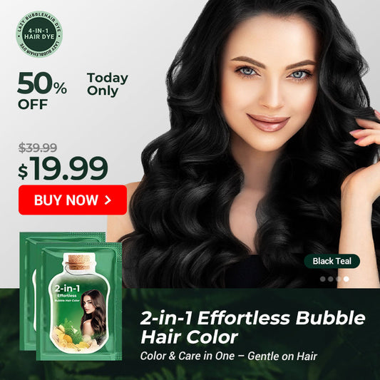 🔥Ofertas en promoción | Tinte para el cabello 2 en 1 sin esfuerzo