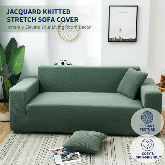 🔈🔈NUEVAS LLEGADAS 2026 - 50 % DE DESCUENTO🛋️Funda elástica de sofá de punto jacquard
