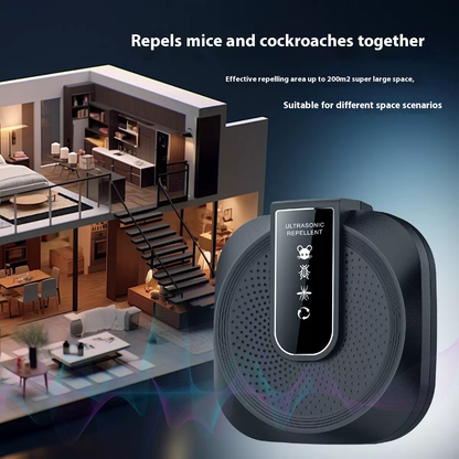🔥Novedades 2026: ¡49 % de descuento por tiempo limitado!🔥El repelente ultrasónico anti-barcos y repelente de ratas es potente: tecnología inteligente de 360°
