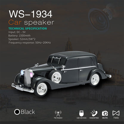 🔥【1° Más Vendido】🔥 Bocina monótona/sonido débil?  Bares recomiendan!Auto clásico+🔊 10W TWS+💡 LED!