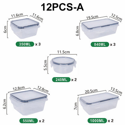 🎁Novedades 2026 45% de DESCUENTO💥Set de recipientes para almacenar alimentos en diferentes tamaños