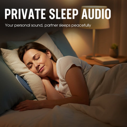 🛏️ ¡50 % DE DESCUENTO! 🔊 Altavoz almohada para dormir: audio privado, diseño delgado de 12 mm y 7 días de duración de la batería 💤