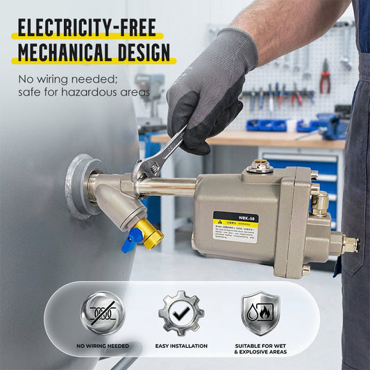 🔥【1° Más Vendido】🔥 Drenaje manual/desperdicio aire?Ingenieros recomiendan!Automático+⚡ Cero Aire+🛡️ Doble Filtro!