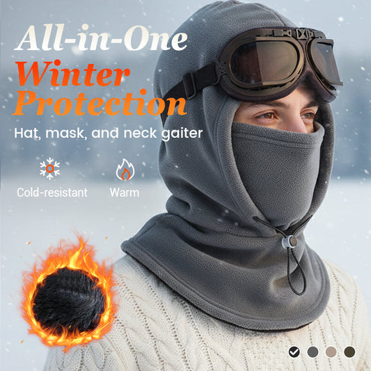 🔥【OFERTA IMPERDIBLE】😫 Frío en cuello/viento entra/empañado? Balaclava térmica 50% OFF, solo 100 unidades⚡️