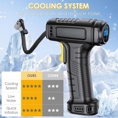 🔥【1° Más Vendido】🔥 Cable limitado/sobreinflado?  Inalámbrica+⚙️ Inteligente+💨 35L/min!