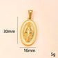 🔥【1° Más Vendido】🔥Gold-Tone Stainless Steel Virgin Mary Pendant