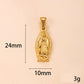 🔥【1° Más Vendido】🔥Gold-Tone Stainless Steel Virgin Mary Pendant