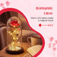 Luminous Forever Rose with Glass Cover & Fairy Lights