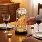 Luminous Forever Rose with Glass Cover & Fairy Lights
