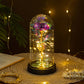Luminous Forever Rose with Glass Cover & Fairy Lights
