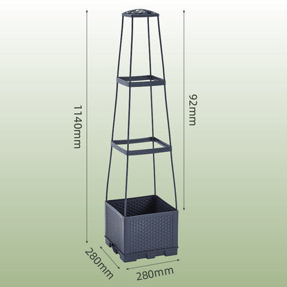 🌿🚬🚬🌿Desordenado? ¡Esta Torre Organiza Tu Jardín (y Riega Sola)! ⏳Jardineros Recomiendan! Torre de Cultivo Auto-Riego⚡️