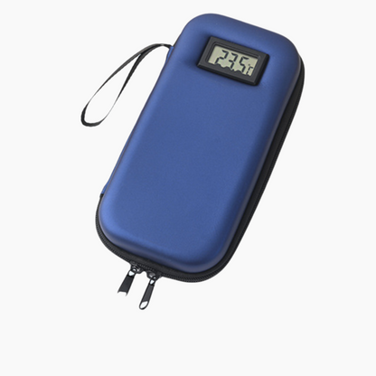 Temp Inestable? Estuche Insulina LCD, ¡Control Total! ❄️ Hielo 24h Reutilizable+⏳ 48h Frío!