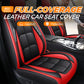 Funda de cuero para asiento de coche con cobertura total para todas las estaciones
