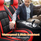 Funda de cuero para asiento de coche con cobertura total para todas las estaciones