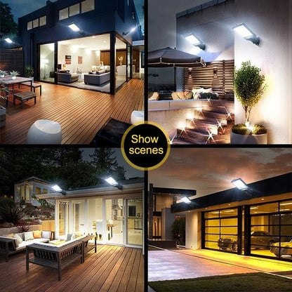 ¡Ilumina tu exterior con energía gratuita y segura: una lámpara solar que resiste el clima, detecta movimiento y ahorra hasta el 100% de tu factura de luz! ☀️
