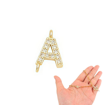 🔥¡50 % de descuento hasta agotar existencias!🎉Delicado collar de pétalos con colgante con iniciales.