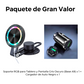 🌈 RGB Dinámico+🧲 Magnético Automático! ¡Coche Estilizado!✨15W Rápido+🔄 360° Rotación! ¡Pantalla y Carga Perfectas!💖