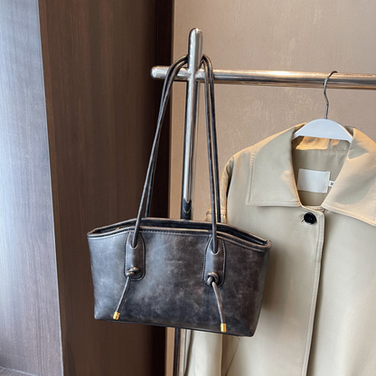 🔥 Estilo vintage Y2K | Bolso bandolera de piel sintética | Imprescindible para el día a día 📸【Novedades 2026】