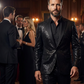 【MÁS VENDIDO】🔥1º en Trajes🔥Traje de Esmoquin Negro con Brillos para Hombre – Conjunto de Chaqueta y Pantalón