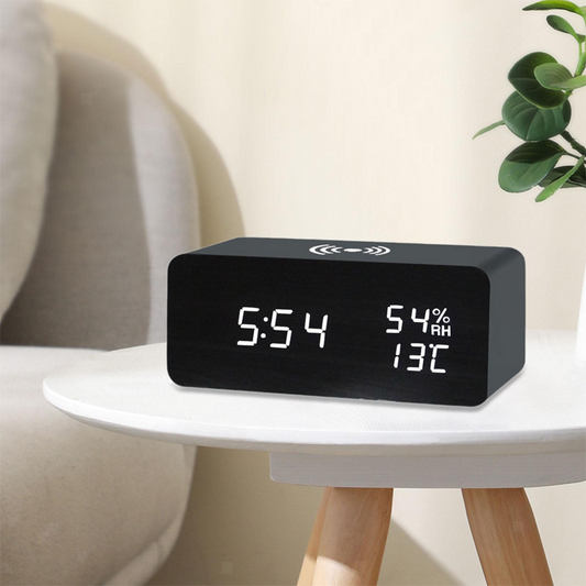 ¡Organiza tu día, cuida tu sueño y eleva tu espacio con un reloj que combina tecnología, estilo y bienestar!