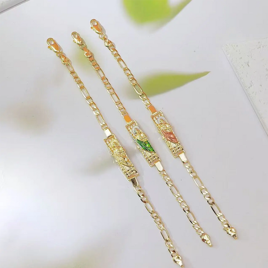 ⏳Pulsera Figaro Link con descuento limitado del 50⏰% para hombres y mujeres📿