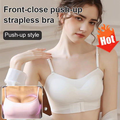 Sujetador push-up antideslizante sin tirantes