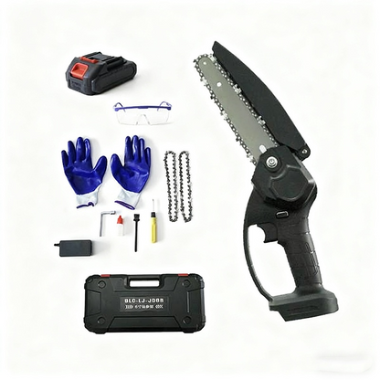 📢📢60% OFF !!!⏰6-Inch Mini Portable Cordless Electric Chainsaw