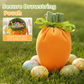 Bolsa de golosinas de Pascua con forma de zanahoria de felpa
