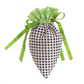 Bolsa de golosinas de Pascua con forma de zanahoria de felpa