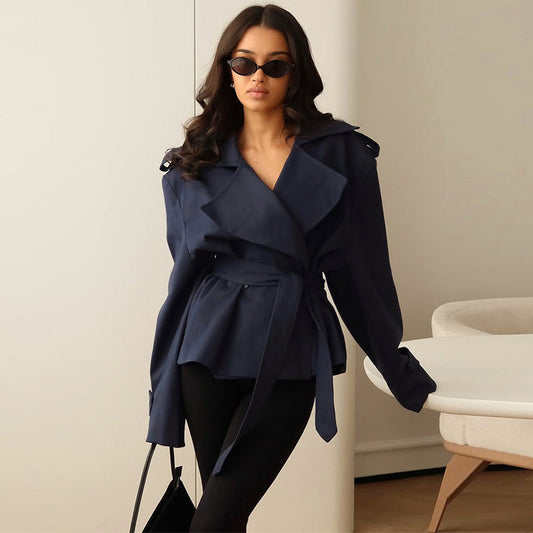 ✨ Elegante chaqueta cruzada con solapas anchas | ¡Ahora con un 50 % de descuento!