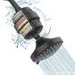 ¿Piel seca y cabello opaco? 20 etapas de filtración lo cambian todo. 🚿💧5 patrones de rociado: lluvia, masaje, niebla... elige tu experiencia spa. 🌧️