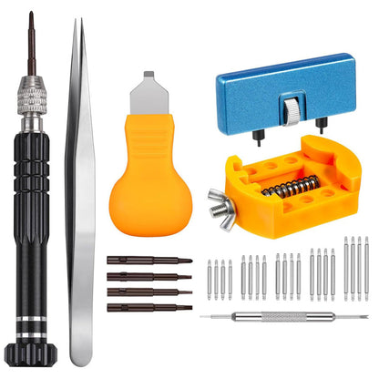 【1º en Relojería】¿Pila del reloj gastada? Este kit te permite cambiarla tú mismo en minutos. 🔋🕰️herramientas profesionales para reparaciones caseras. 🛠️🚫