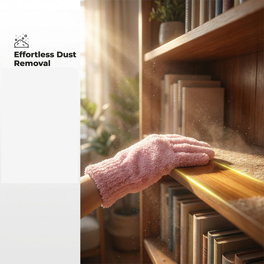 【1º en Artículos para el hogar】🧤¿Mil trapos para limpiar? Un solo guante de microfibra hace todo. Adiós a las pelusas y rayones: microfibra gruesa que atrapa la suciedad sin dañar. 🛡️🚫
