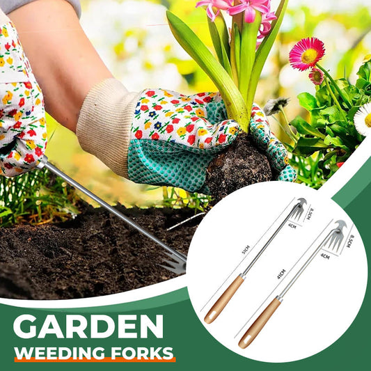 🪴【1º en Jardinería】🌾¿Malas hierbas imposibles? Acero inoxidable y doble función para arrancarlas de raíz. 🌱💪