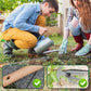🪴【1º en Jardinería】🌾¿Malas hierbas imposibles? Acero inoxidable y doble función para arrancarlas de raíz. 🌱💪