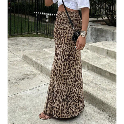👗【1º en Ropa de mujer】🔥¿Faldas aburridas? Estampado de leopardo atemporal, el toque salvaje que necesitas. 🐆✨