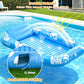 5 usos en uno: cama de bronceado, isla flotante, piscina personal... ¡infinitas posibilidades! 🔄🏖️