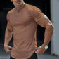 ¿Camisetas que no te quedan bien? Corte atlético ajustado que realza tu físico. 👕✅