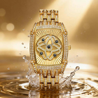 Reloj de cuarzo para mujer con incrustaciones de circonitas - Envío Gratuito