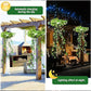 ☀️ 50% DESCUENTO – Luces Solares de Hiedra con Hojas Artificiales – Resistente al Agua, 8 Modos de Iluminación y Flexibles – Perfectas para Jardines, Balcones y Decoración de Paredes 🌿💡✨