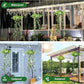 ☀️ 50% DESCUENTO – Luces Solares de Hiedra con Hojas Artificiales – Resistente al Agua, 8 Modos de Iluminación y Flexibles – Perfectas para Jardines, Balcones y Decoración de Paredes 🌿💡✨