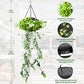 ☀️ 50% DESCUENTO – Luces Solares de Hiedra con Hojas Artificiales – Resistente al Agua, 8 Modos de Iluminación y Flexibles – Perfectas para Jardines, Balcones y Decoración de Paredes 🌿💡✨