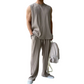 Conjunto de camiseta sin mangas y pantalones de corte holgado para hombre