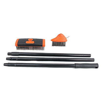 🌿 ¡50% DE DESCUENTO! 🧹 Juego de cepillos de alambre 3 en 1 para deshierbar – Cerdas metálicas resistentes