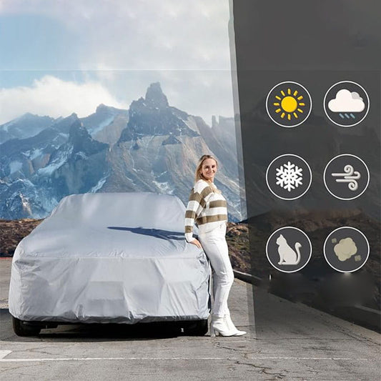 Cubierta del coche para todo el tiempo, a prueba de polvo y a prueba de sol y lluvia