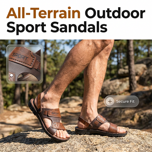 Sandalias deportivas al aire libre para hombre con correas ajustables