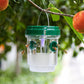 🐝 Trampa colgante para avispas con energía solar e iluminación LED - Doble canal de entrada